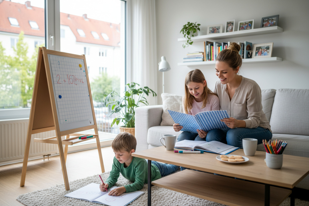 Kleine Routinen, gemeinsame Lernmomente und Pausen können den Druck aus dem Familienalltag nehmen.