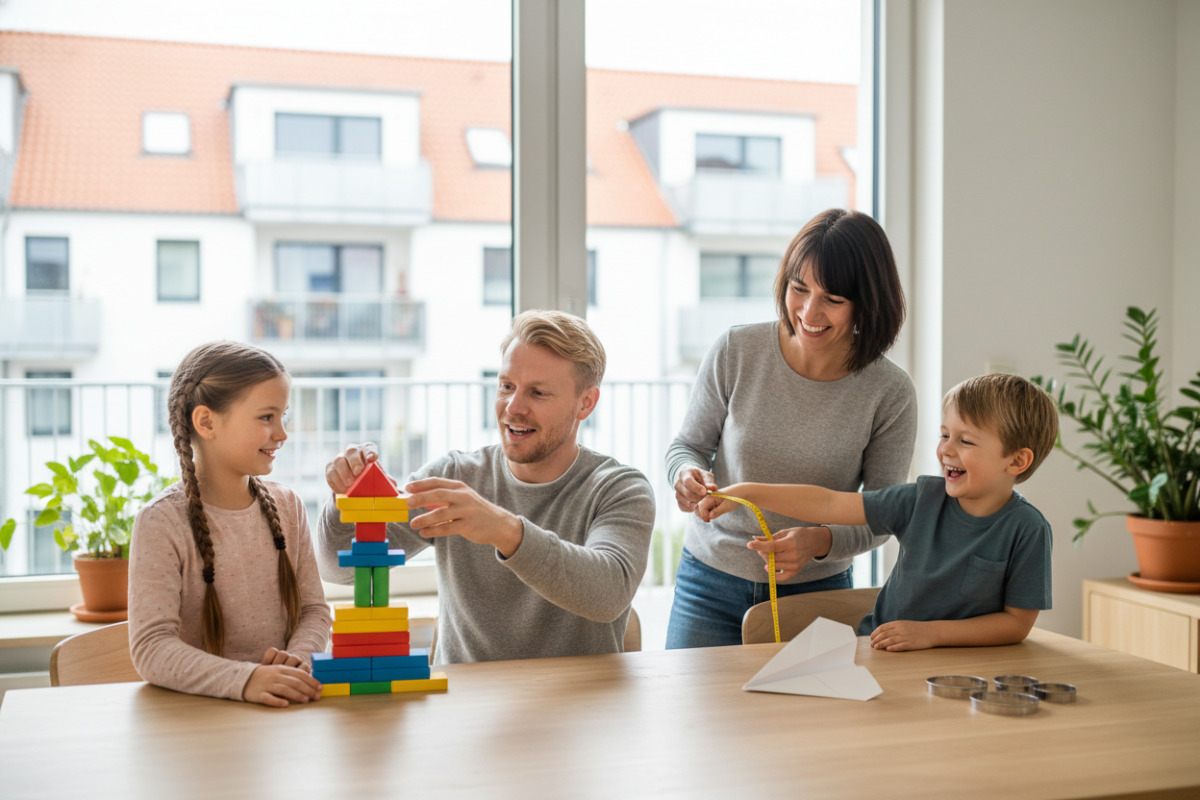 Abb. Mathematische Ideen stecken in vielen kleinen Situationen des Familienlebens.