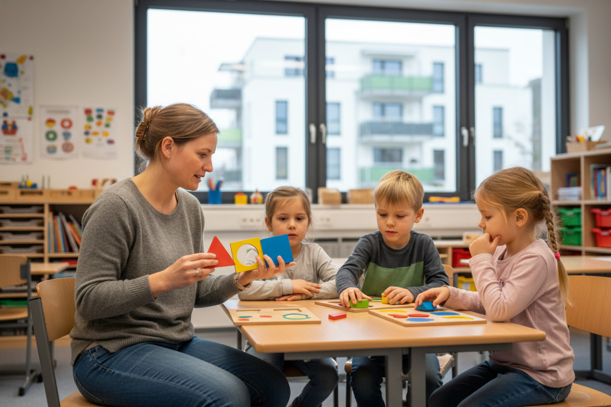 Abb. Kurze Alltagssituationen reichen oft aus, um Formen aufmerksam wahrzunehmen.
