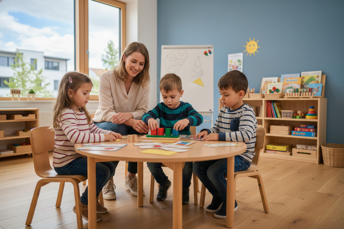 Abb. Ein ruhiger Anfang hilft Kindern, sich auf kleine Lernschritte einzulassen.
