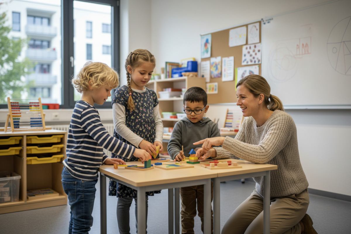Abb. Konkretes Material kann Kindern helfen, abstrakte Inhalte sicherer zu verstehen.