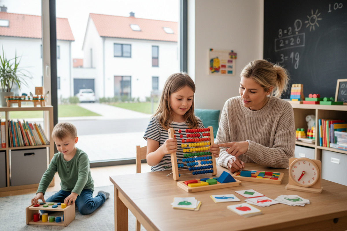 Kleine Lernmomente im Alltag stärken Kinder Schritt für Schritt lesen, rechnen, ordnen, begleitet werden und Erfolg