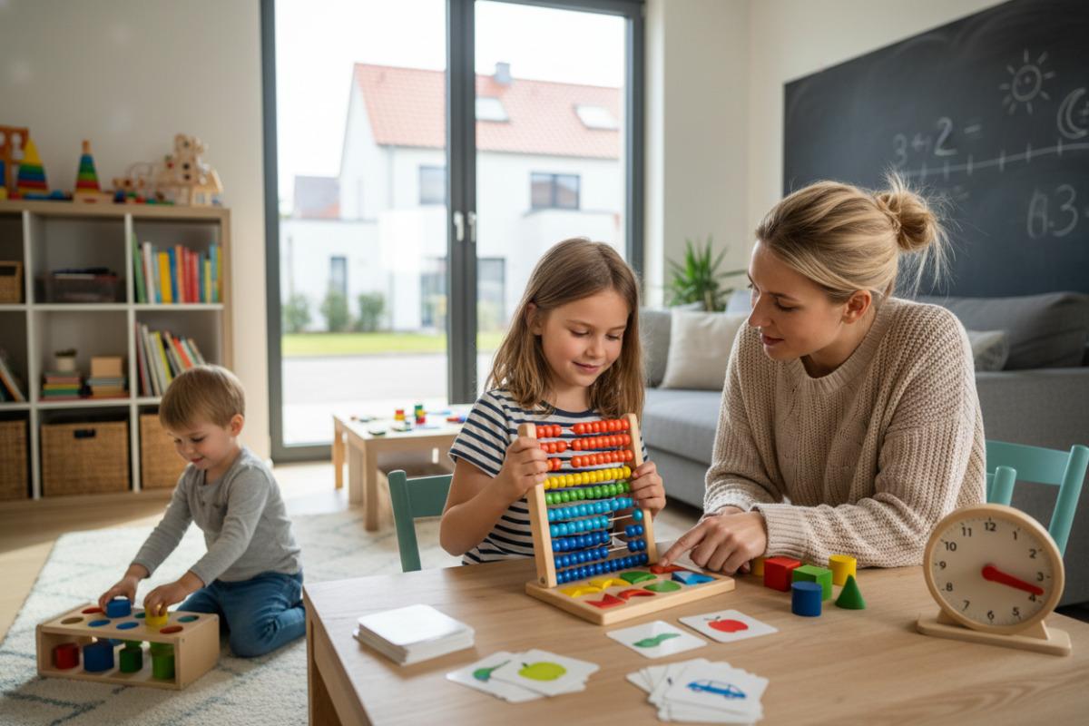Kleine Lernmomente im Alltag stärken Kinder Schritt für Schritt lesen, rechnen, ordnen, begleitet werden und Erfolg