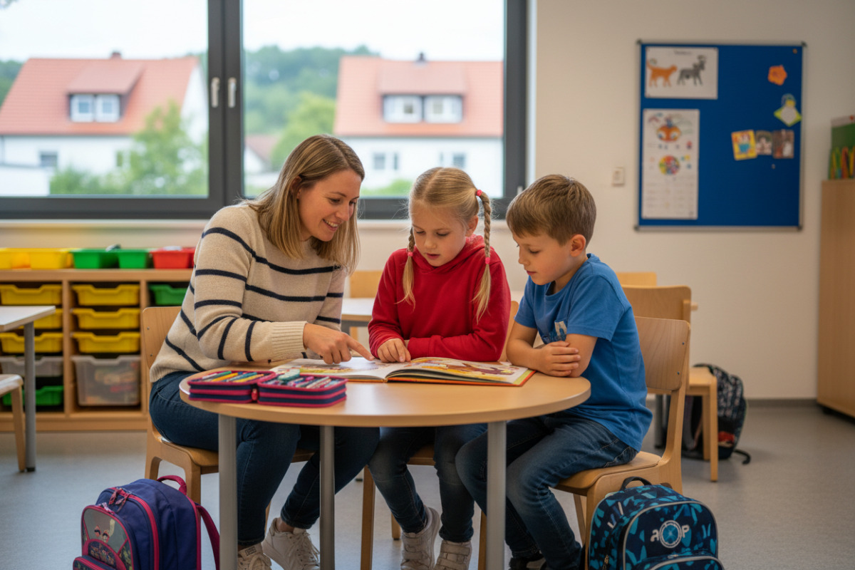 Abb. Leseförderung beginnt oft in kleinen, verlässlichen Momenten des Schulalltags.