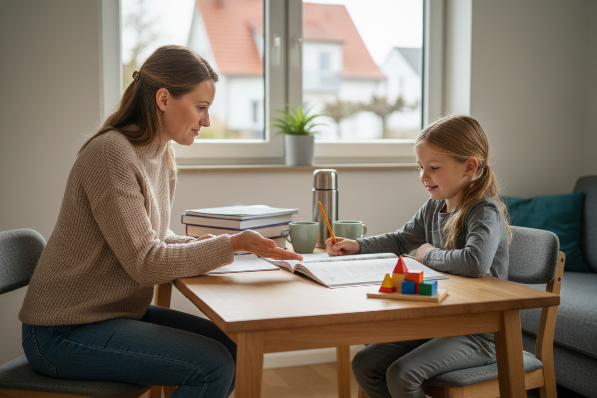 Abb. Ein überschaubarer Start hilft, Hausaufgaben ohne Streit zu beginnen.