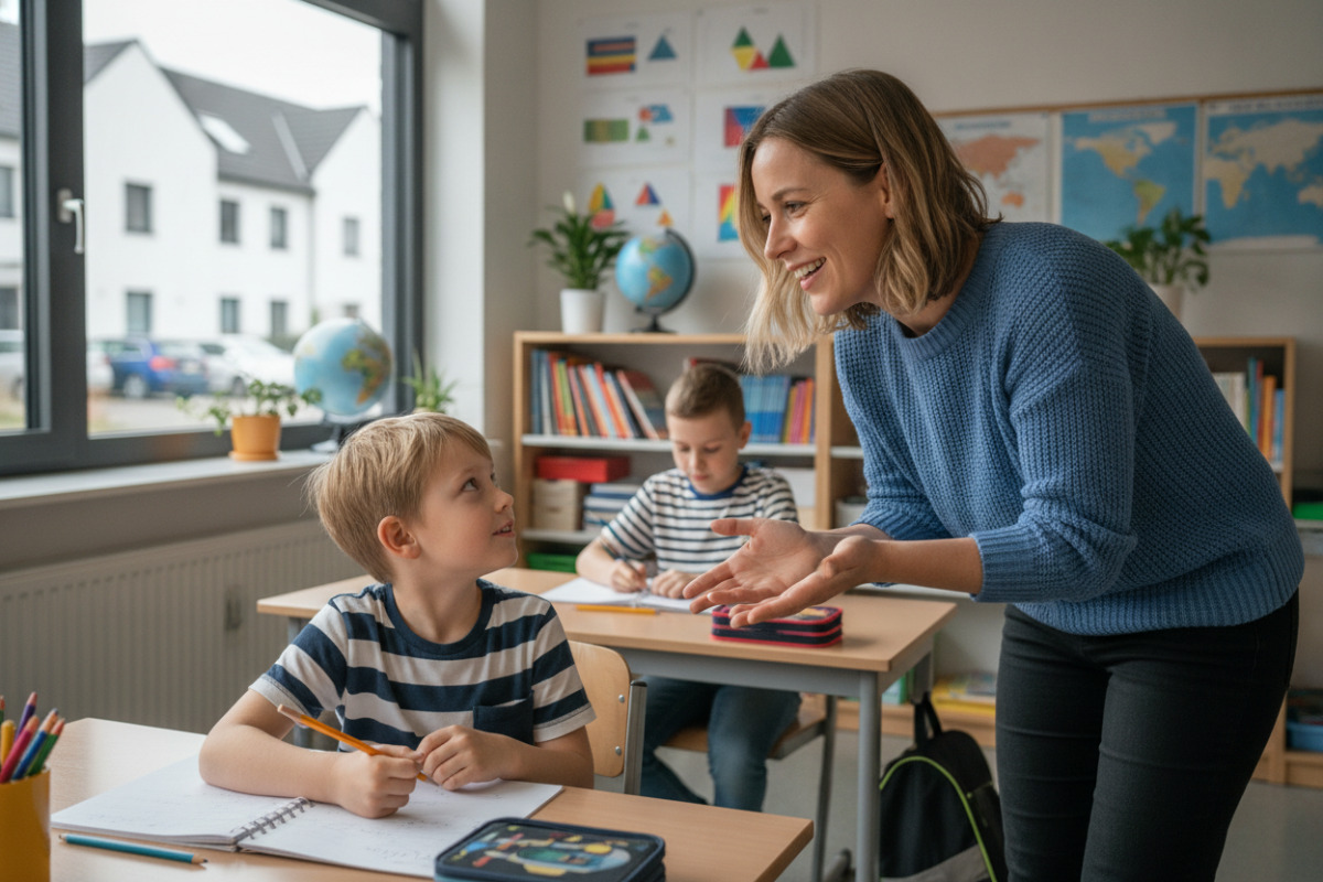 Abb. Klare Sprache und freundlicher Blickkontakt erleichtern das Verstehen.