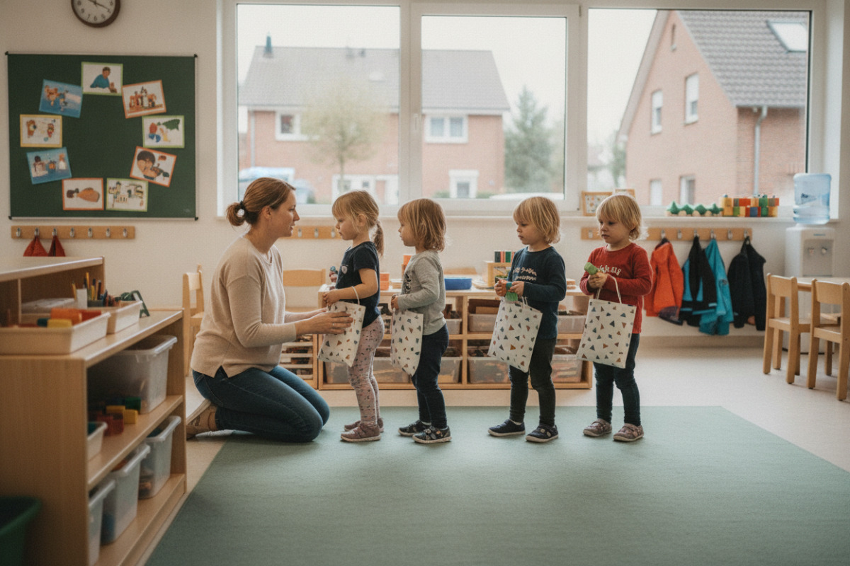Abb. Wiederkehrende Abläufe machen Übergänge für Kinder leichter.
