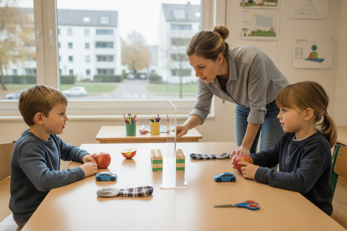 Abb. Alltagsgegenstände machen Symmetrie für Kinder greifbar.