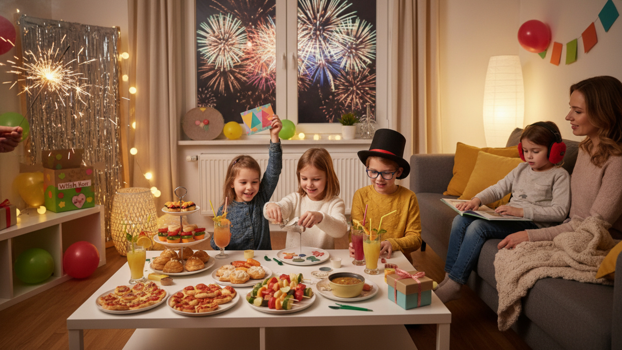 Silvester mit Kindern: So wird euer Abend entspannt und schön