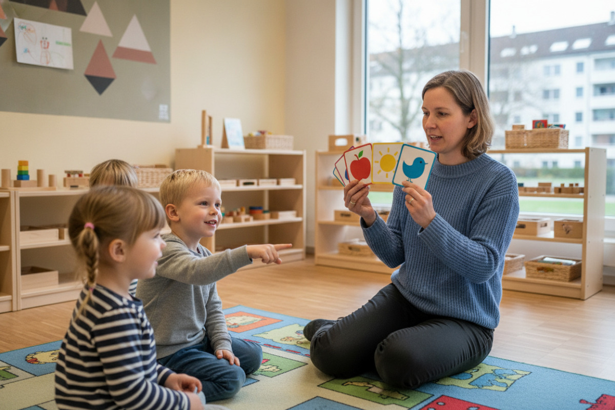 Abb. Kurze, klare Lernimpulse passen gut zur Aufmerksamkeit von Vorschulkindern.