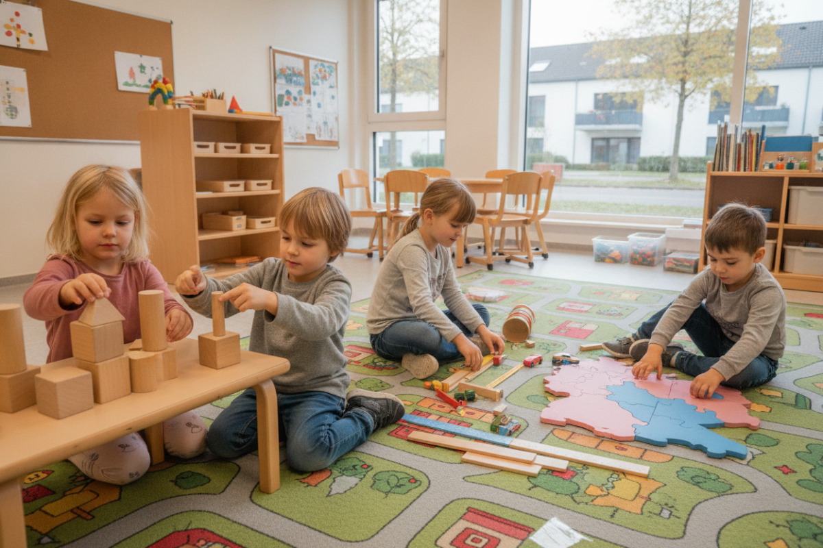 Alltägliche Situationen zeigen, wie Kinder Formen, Mengen, Längen und räumliches Denken spielerisch entdecken.