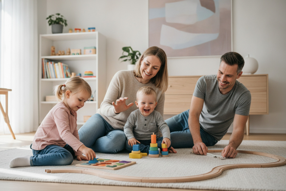Alltägliche Situationen zeigen, wie Kinder Formen, Mengen, Längen und räumliches Denken spielerisch entdecken.