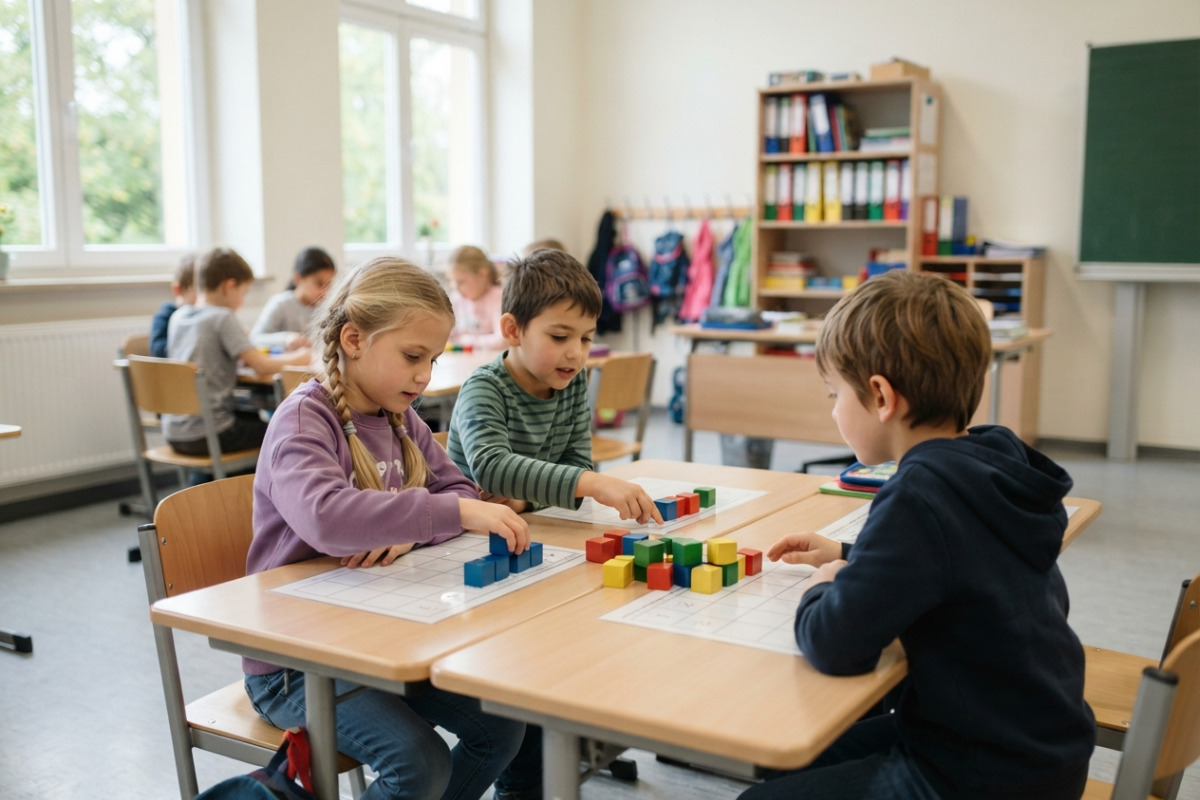 Abb. Mengen lassen sich gut in gleich große Gruppen aufteilen.