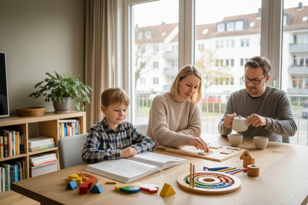 Abb. Kleine Rituale zu Hause können den Mathematikunterricht ruhig ergänzen.
