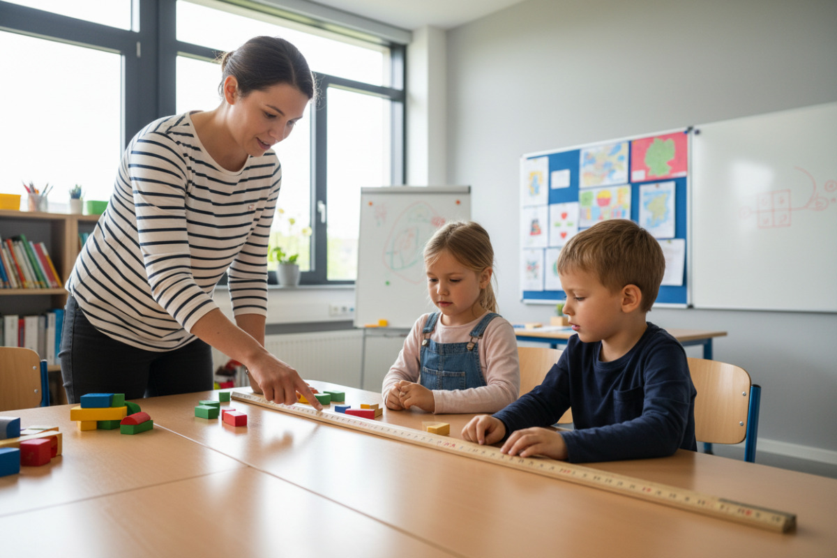 Abb. Ein Meterstreifen kann helfen, Bruchteile anschaulich zu verstehen.