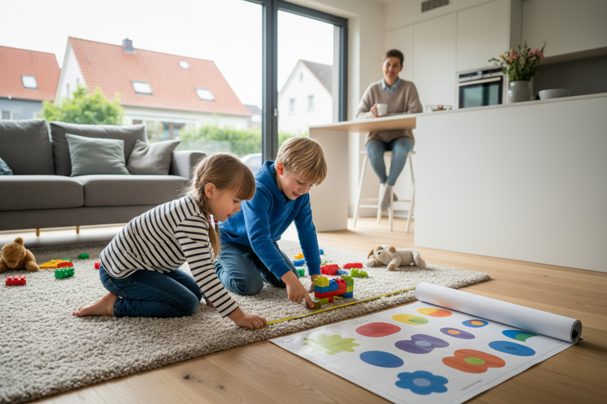 Alltagssituationen zeigen, wie Kinder Meter und Zentimeter durch Messen, Schätzen und Vergleichen besser verstehen.