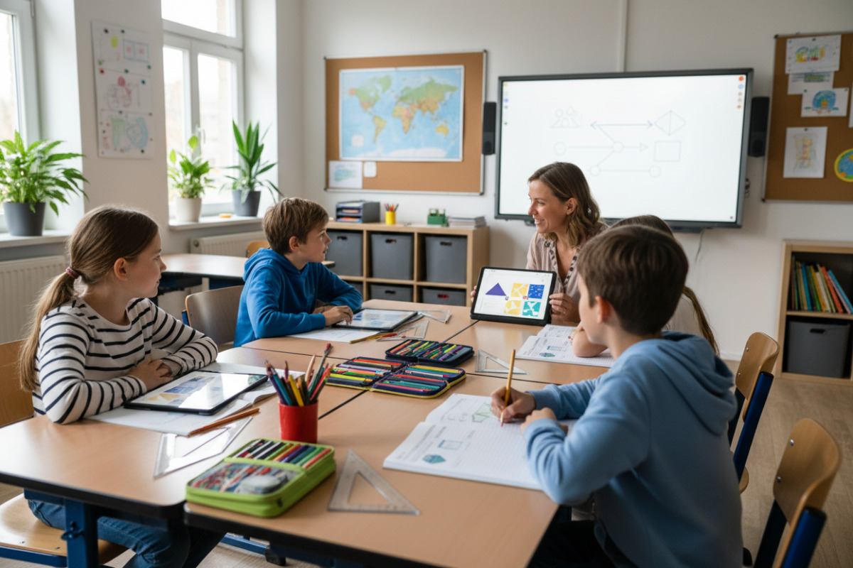 Ruhige Lernsituationen, klare Materialien und verlässliche Übergänge unterstützen Kinder in der dritten Klasse.