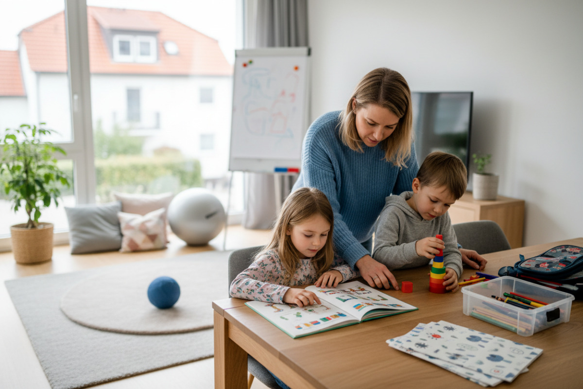 Kleine Lernmomente nach den Ferien lesen, zählen, vorbereiten, bewegen und gemeinsam ruhig üben.