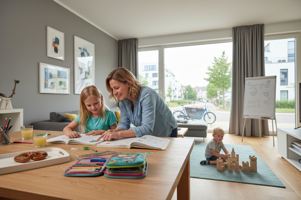 Kleine Alltagsschritte zeigen, wie Lernen vorbereitet, begleitet, unterbrochen und positiv abgeschlossen werden kann.