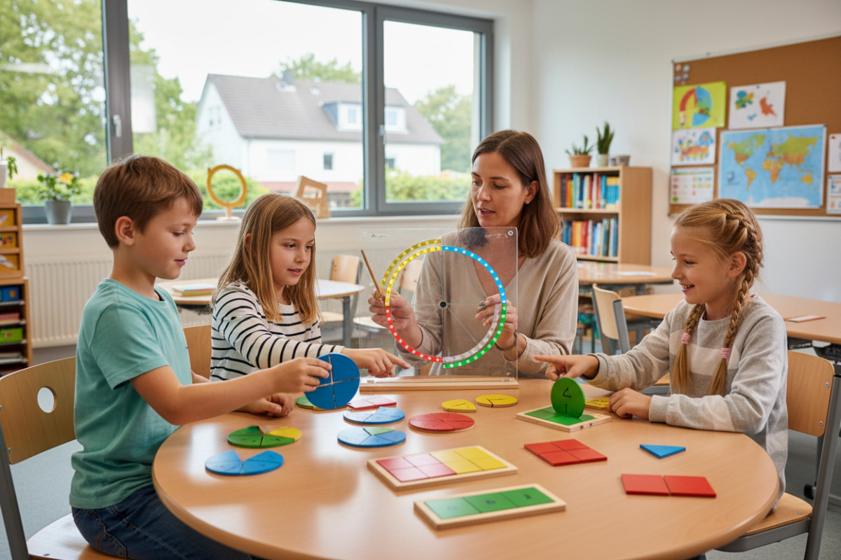 Alltagsszenen zeigen, wie Kinder Brüche handelnd entdecken und Zähler sowie Nenner sicherer verstehen.