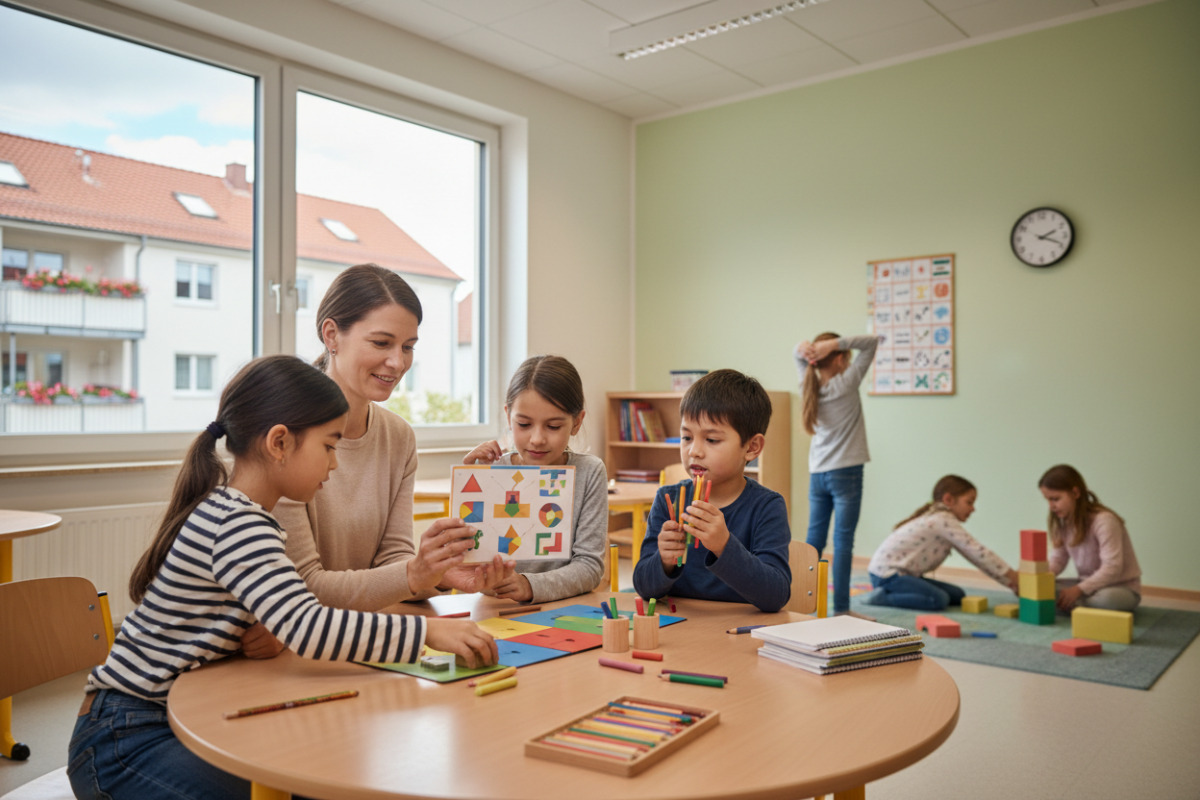 Abb. Kurze Pausen und klare Aufgaben helfen Kindern beim Dranbleiben.