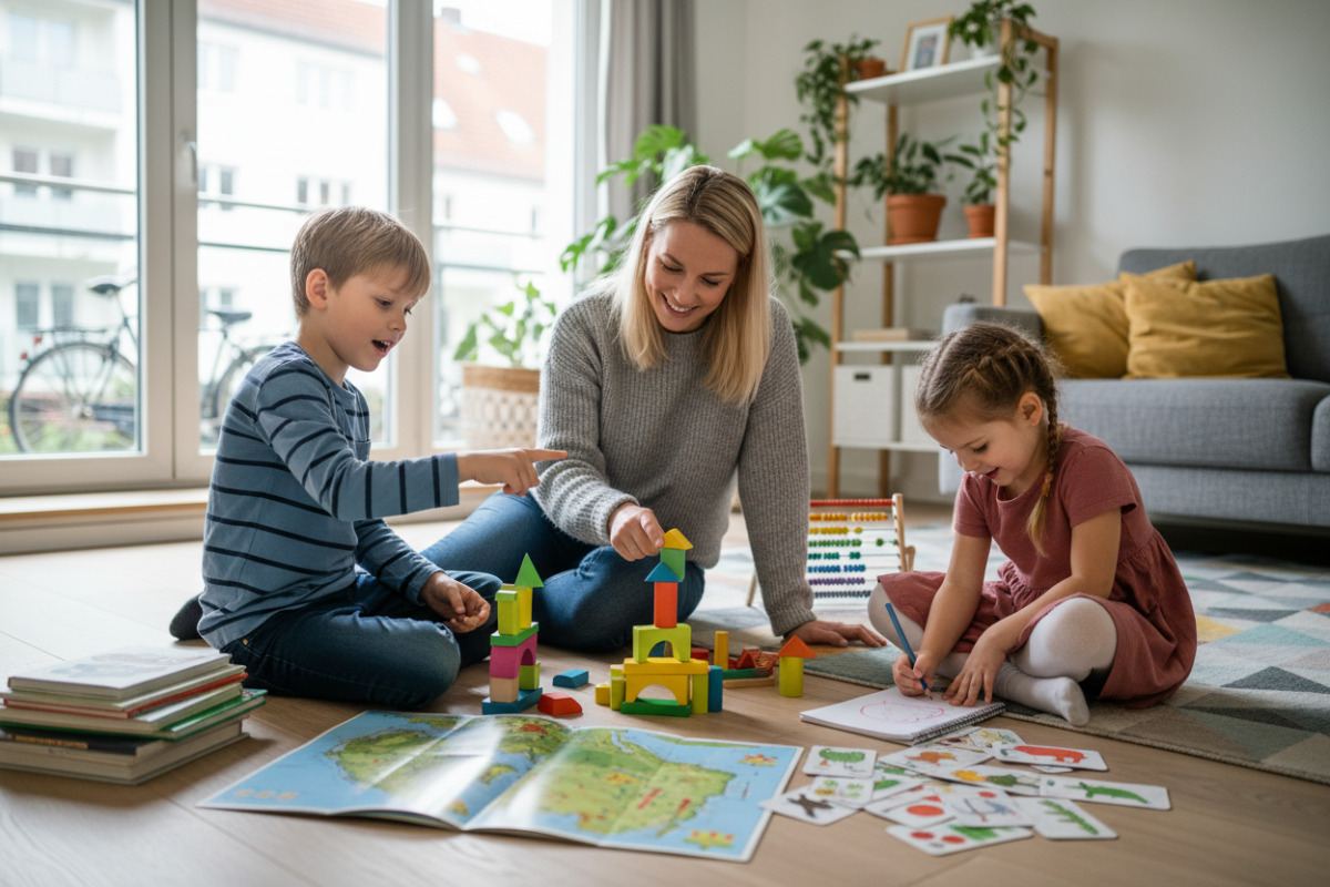 Ferienlernen kann beim Lesen, Zählen, Schreiben, Sortieren und Spielen ganz natürlich entstehen.