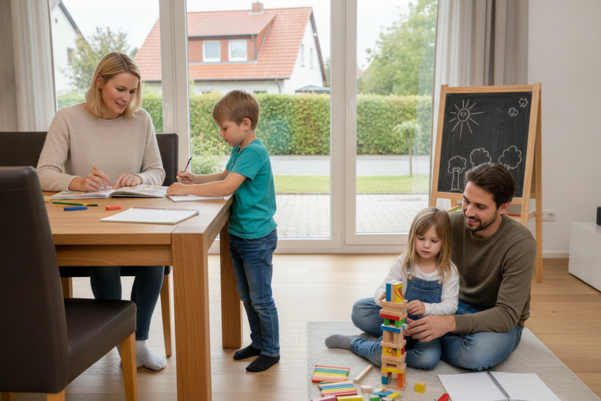 Ferienlernen kann beim Lesen, Zählen, Schreiben, Sortieren und Spielen ganz natürlich entstehen.