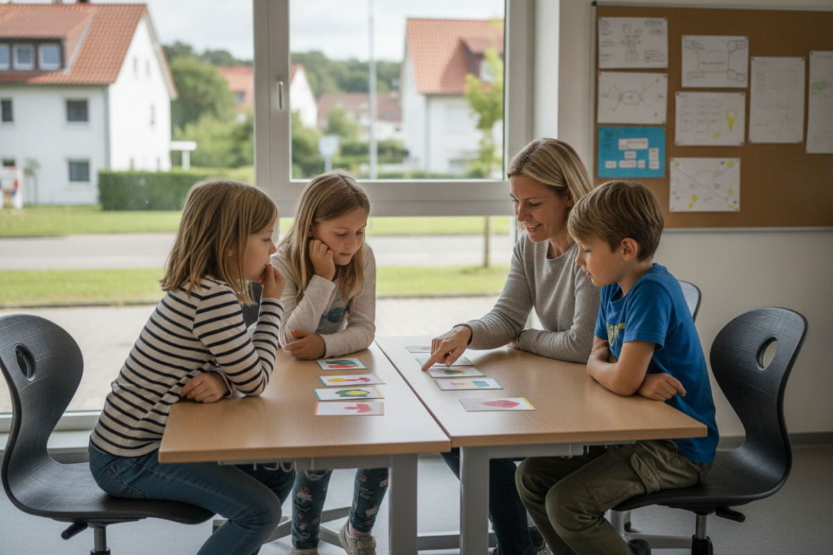 Abb. Ein ruhiger Lernmoment hilft Kindern, neue Anforderungen besser zu sortieren.