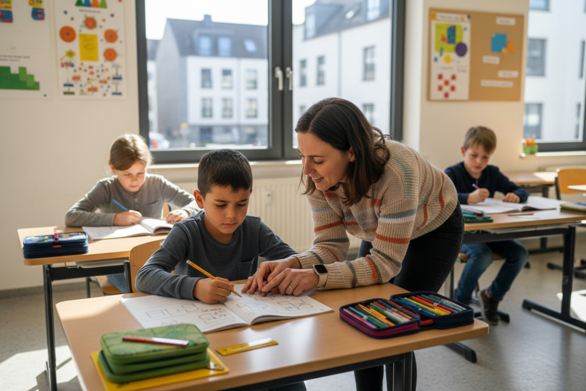 Abb. Lesen und Rechnen gehören bei vielen Mathematikaufgaben eng zusammen.