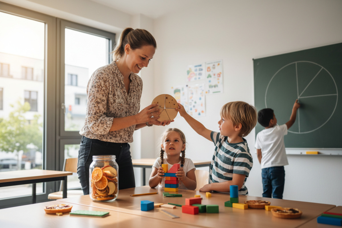 Abb. Brüche werden greifbarer, wenn Kinder Anteile im Alltag sehen und anfassen dürfen.