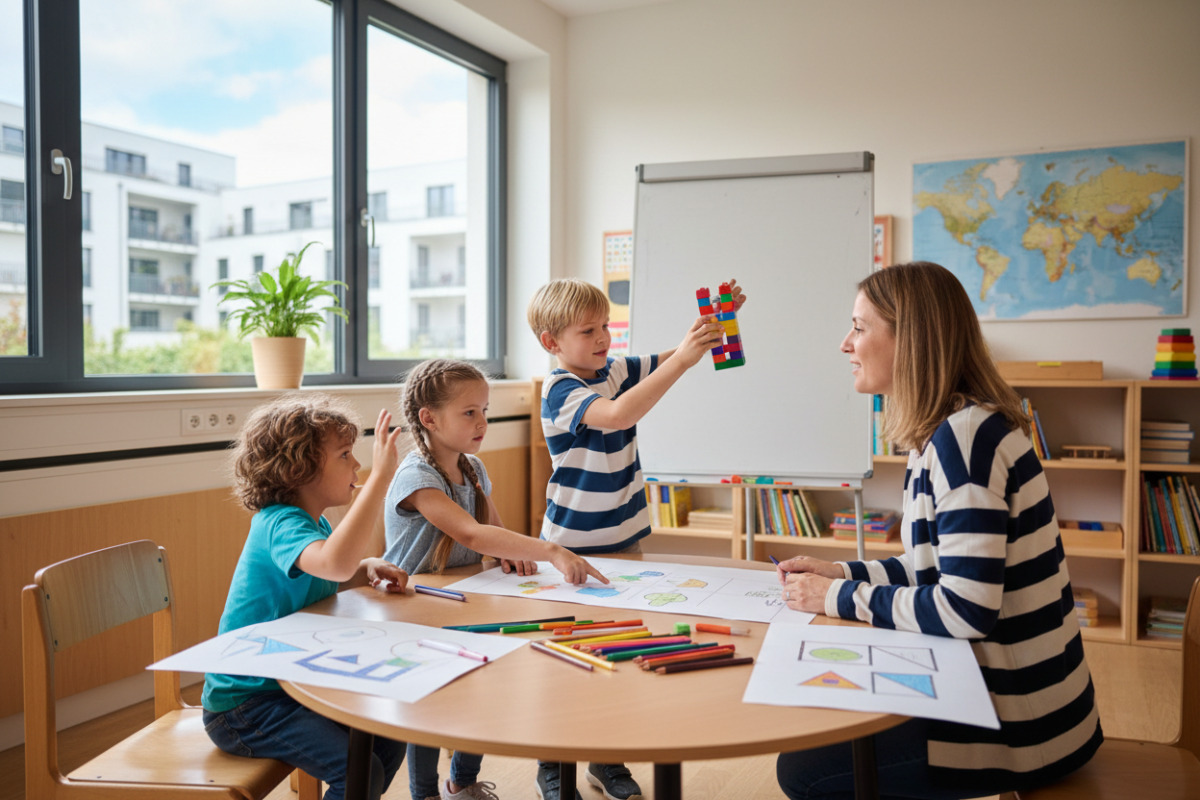 Abb. ruhige Lernsituation hilft Kindern, Fragen zu stellen und Denkwege zu zeigen.