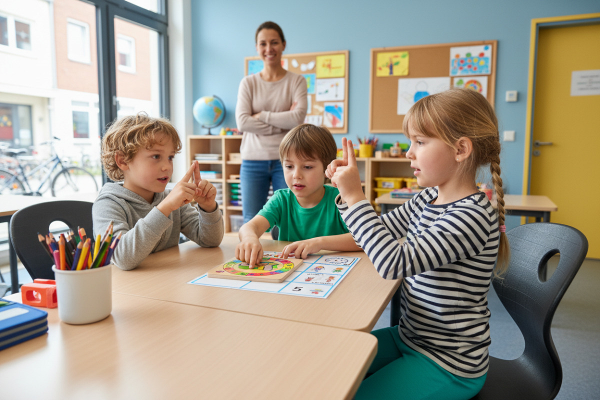 Alltagssituationen zeigen, wie Kinder Brüche mit Händen, Augen und Sprache besser verstehen.