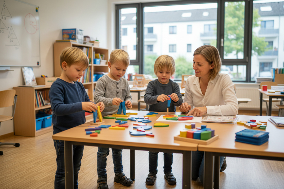 Abb. Brüche werden leichter, wenn Kinder Teile sehen und anfassen dürfen.