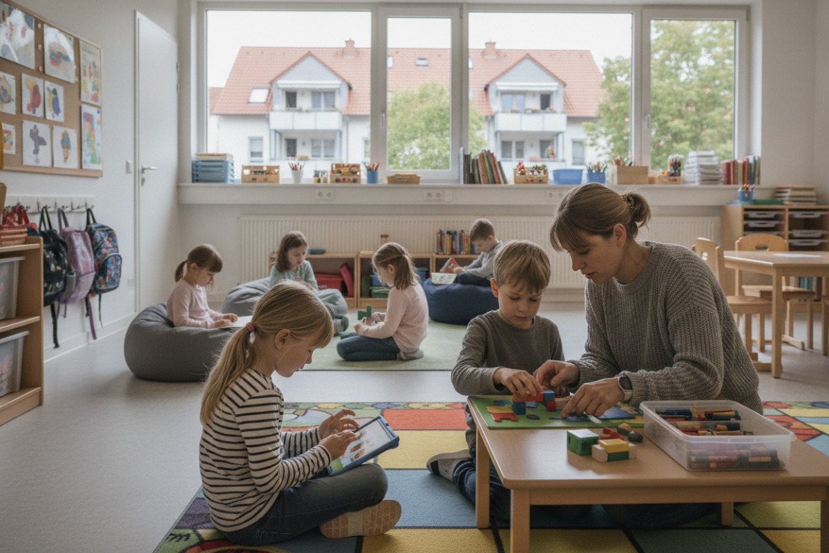 Abb. Kurze Pausen und kleine Lernschritte passen gut zum Alltag vieler Grundschulkinder.