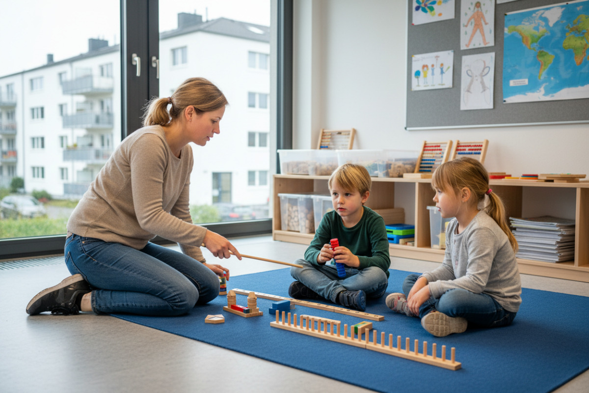Abb. Material kann helfen, Rechenideen sichtbar zu machen.