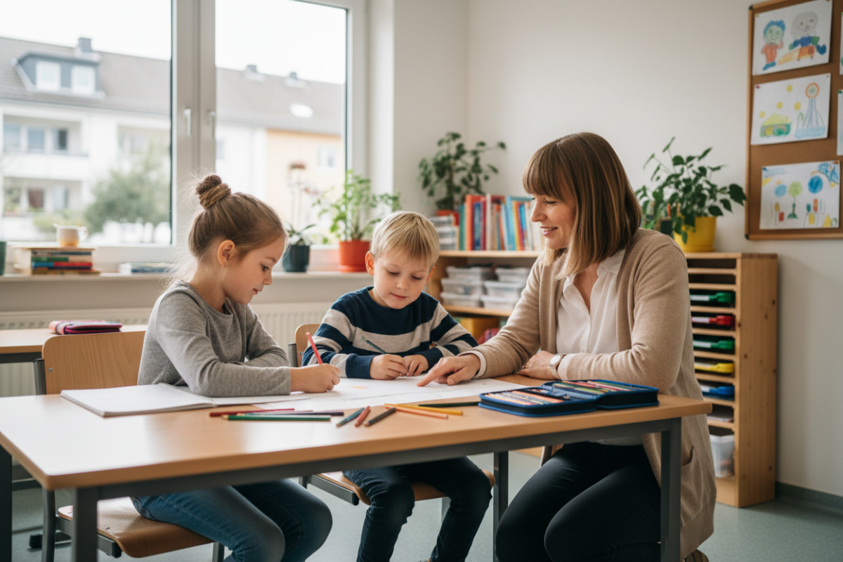 Abb. ruhige Lernsituation hilft Kindern, sich sicher und gesehen zu fühlen.