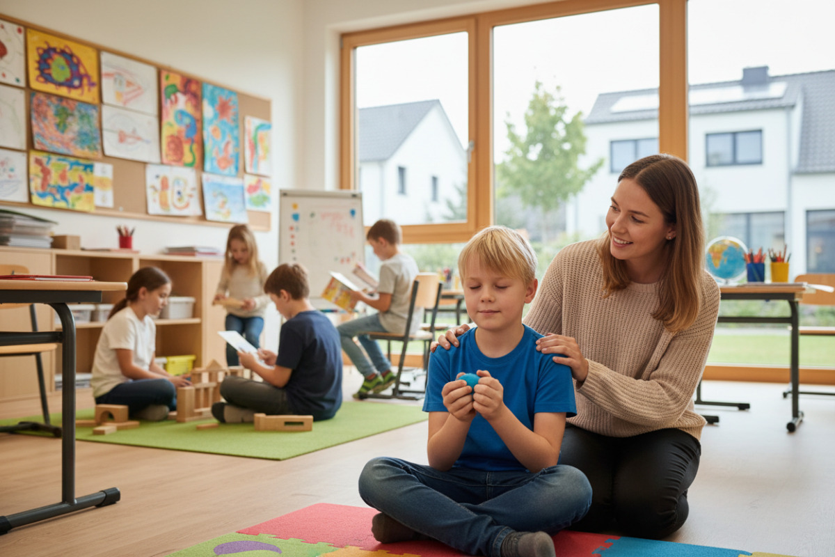 Abb. kleine Pause hilft, wenn Kopf und Gefühle voll sind.
