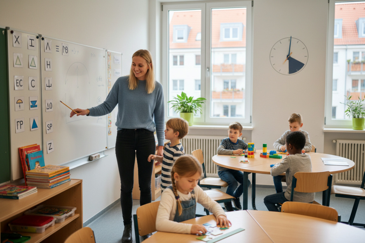 Die zeigen, wie Ankommen, Lesen, Mathematik, selbstständiges Arbeiten und gemeinsame Regeln zu verlässlichen Routinen
