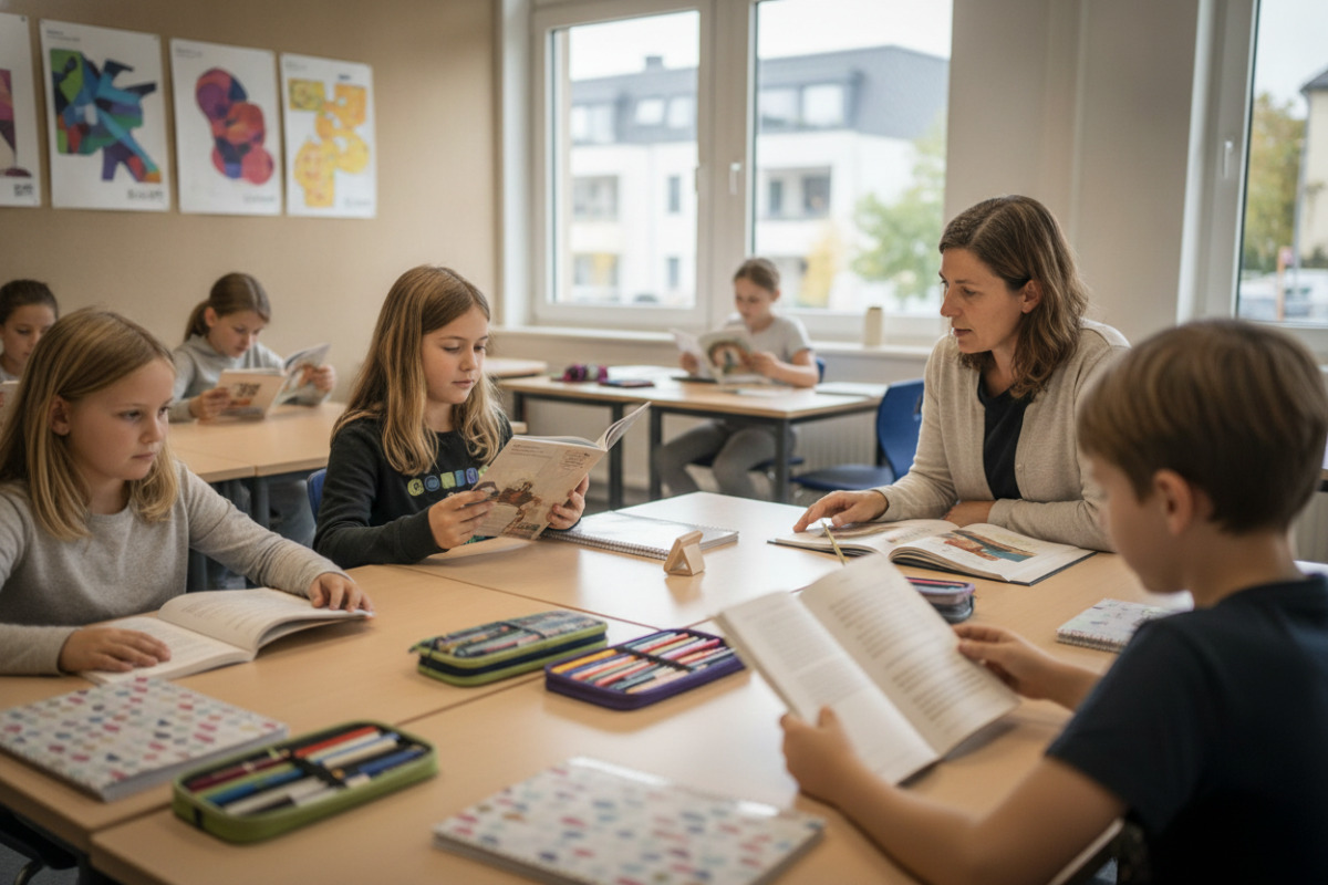 Abb. Gemeinsames Lesen nimmt Druck und unterstützt die Leseflüssigkeit.