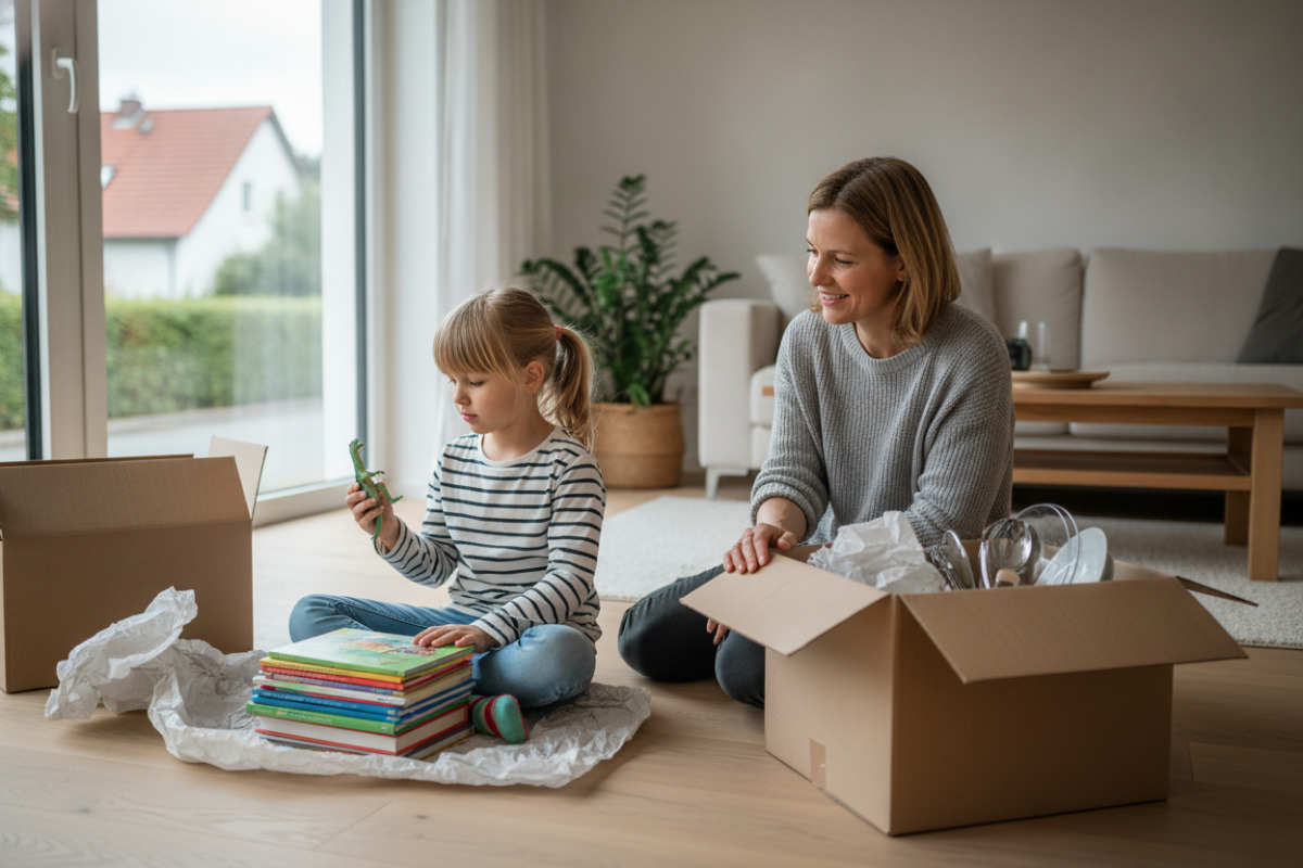 Abb. Beim Auspacken darf das Kind sein eigenes Tempo bestimmen.