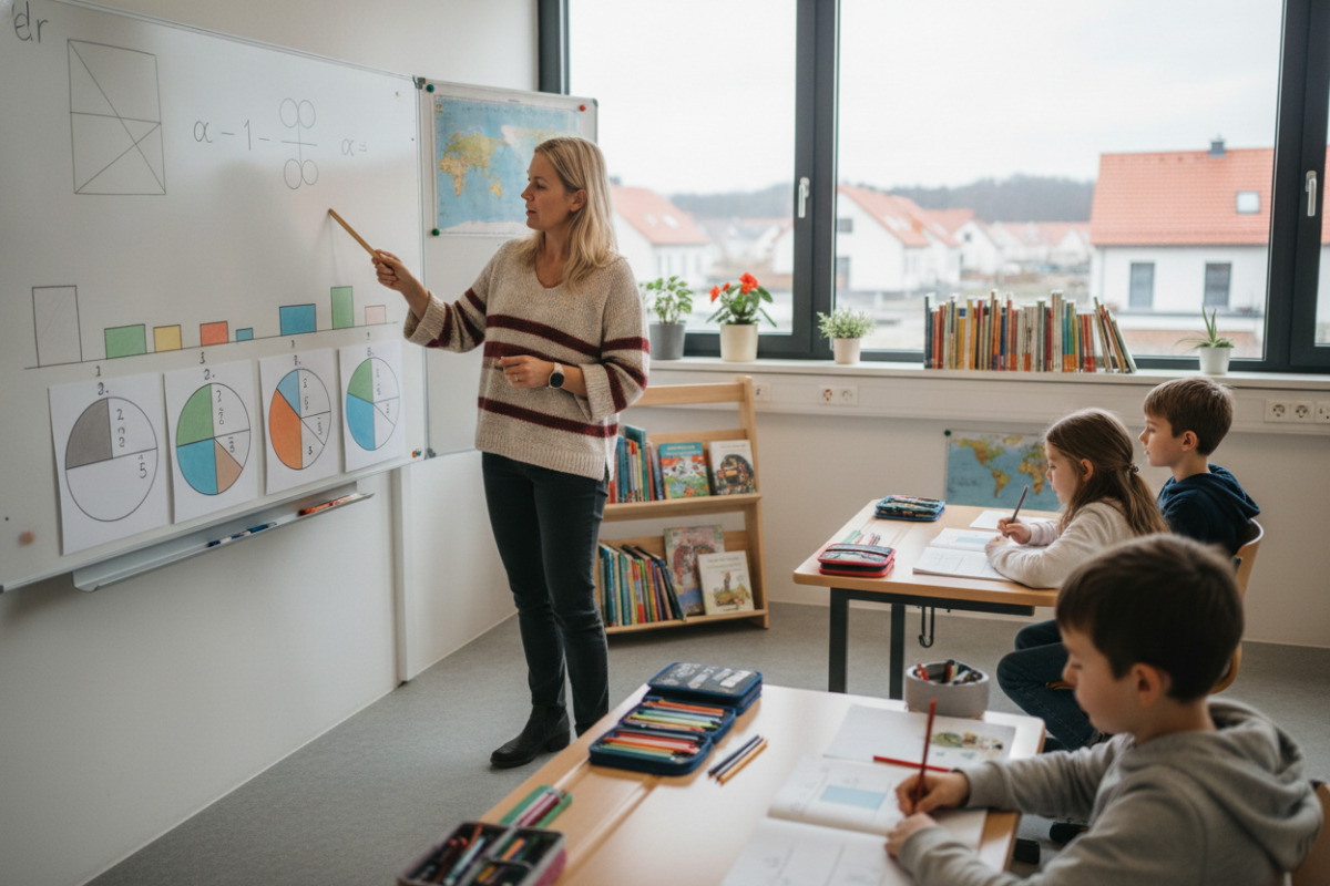 Abb. Nachkommastellen führen zu verschiedenen Nennern.
