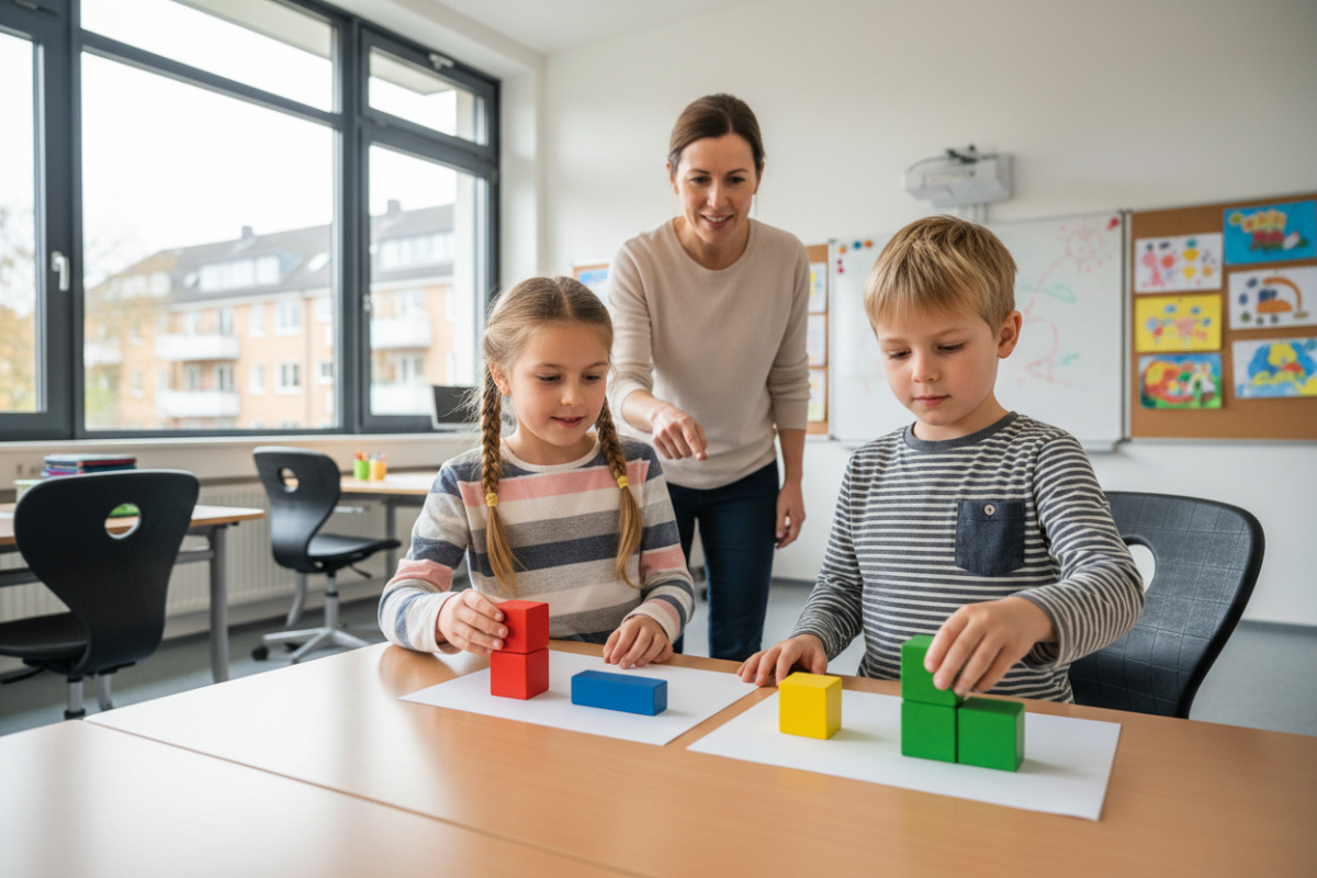 Abb. Kleine Gegenstände machen gleiche Anteile sofort sichtbar.