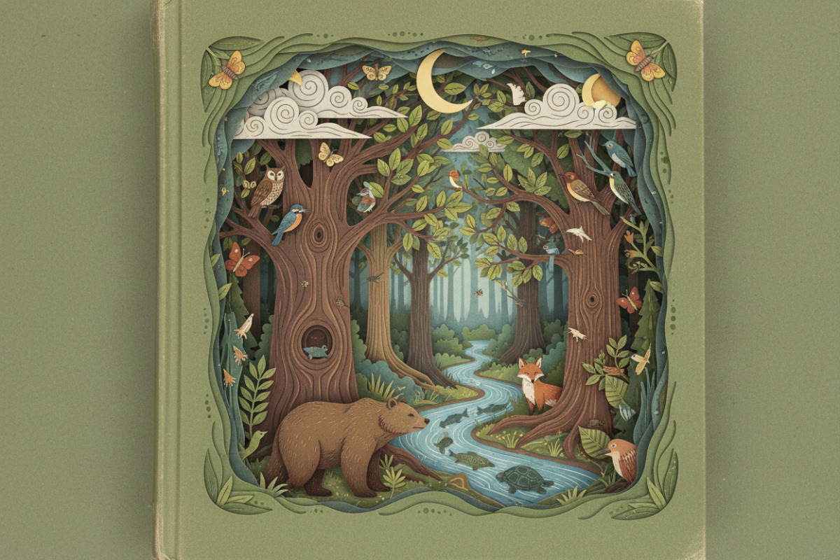 Sachbuch über Natur und Tiere