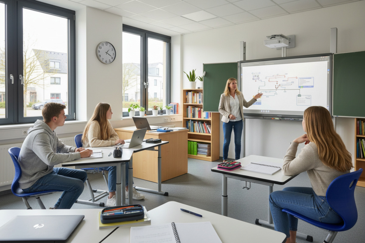 Abb. Die Schule kann den geltenden Bildungsgang und das voraussichtliche Abschlussjahr verbindlich erklären.