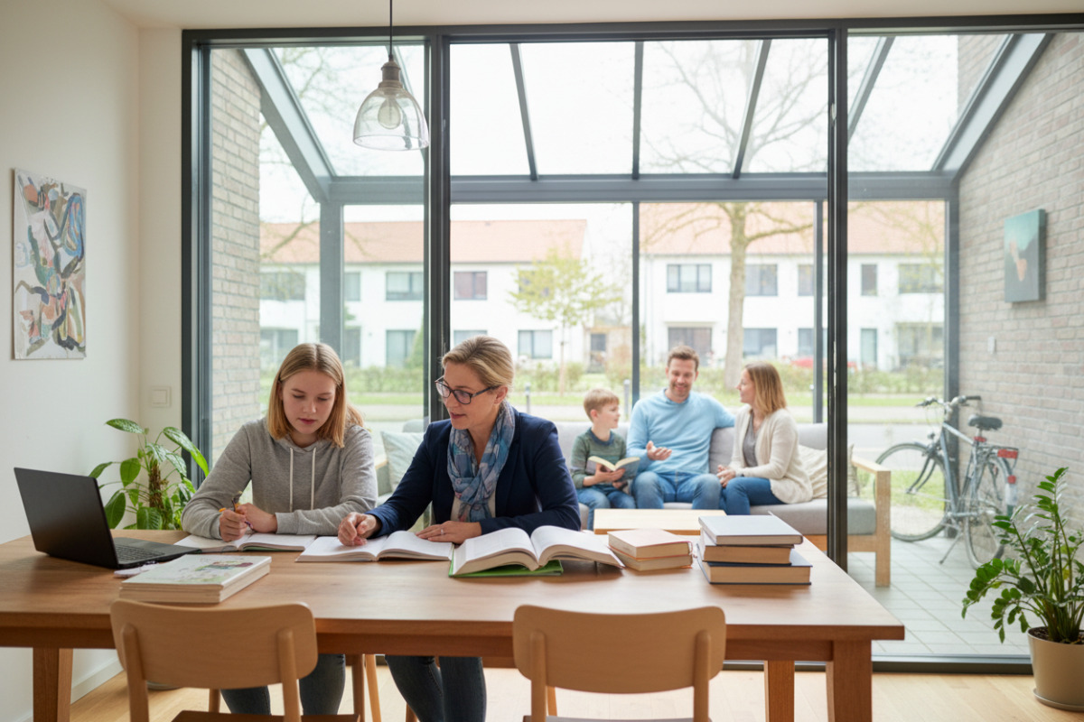 Lernen, Beratung, Pausen und familiäre Gespräche begleiten Jugendliche auf ihrem persönlichen Weg zum Abitur.