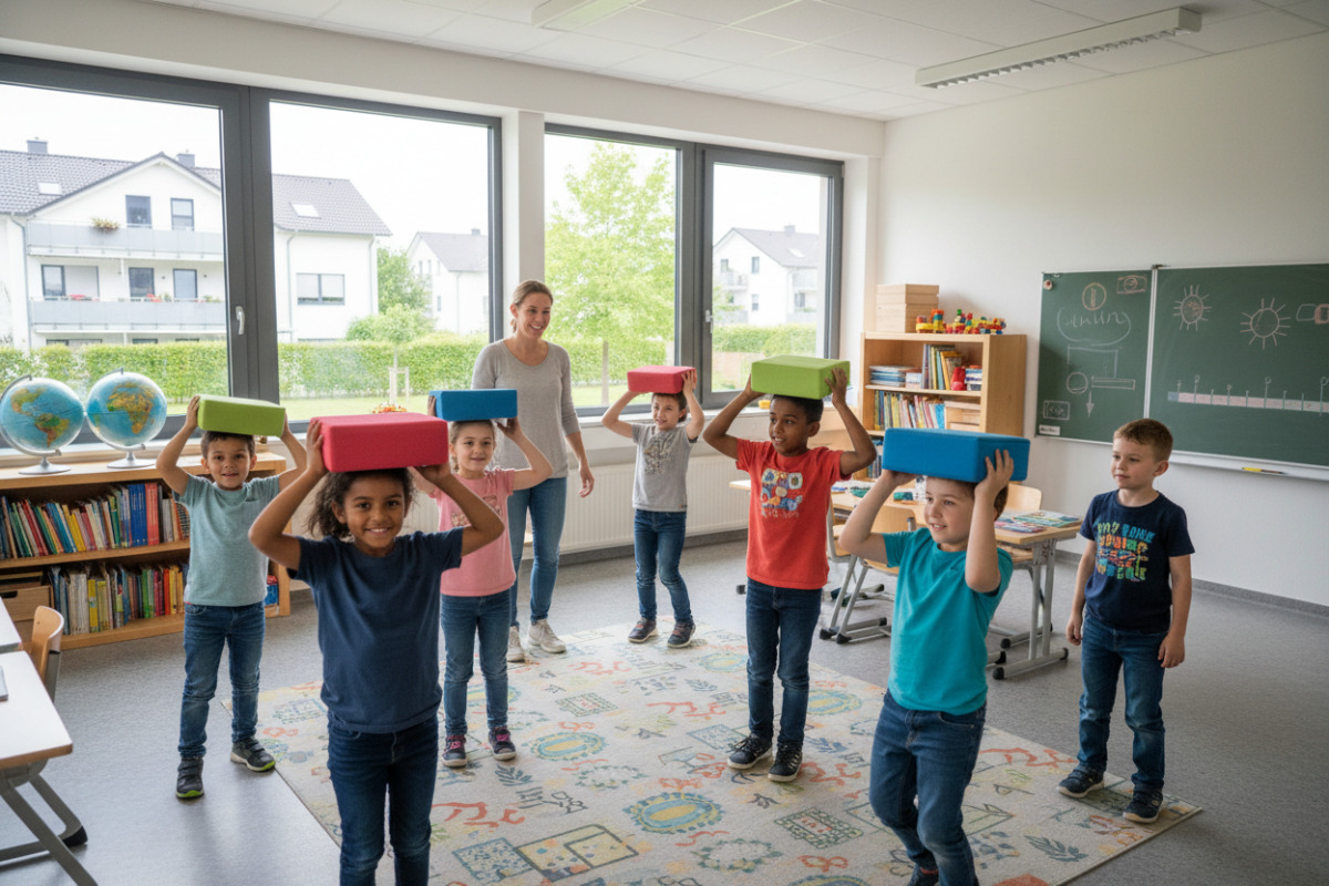 Abb. Spielerische Übungen lassen sich ohne Leistungsdruck in den Alltag einbauen.