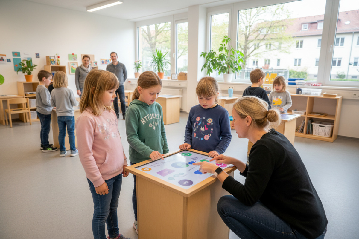 Abb. Kurze Mitmachstationen machen pädagogische Anregungen unmittelbar verständlich.
