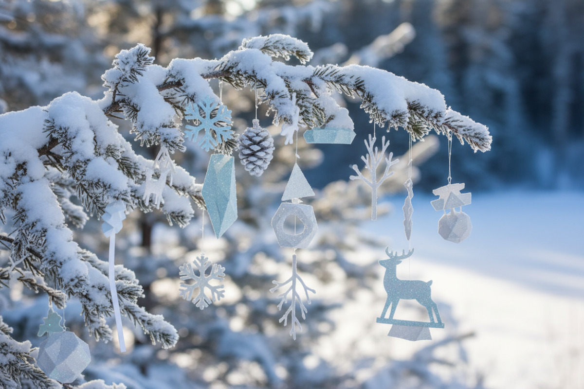 Papierformen als Winter-Formen-Jagd