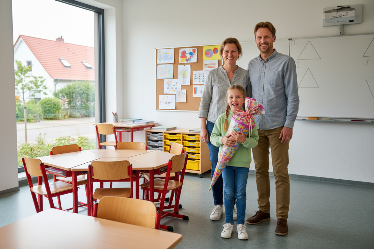 Abb. Die Schultüte begleitet Kinder am Tag ihrer Einschulung.