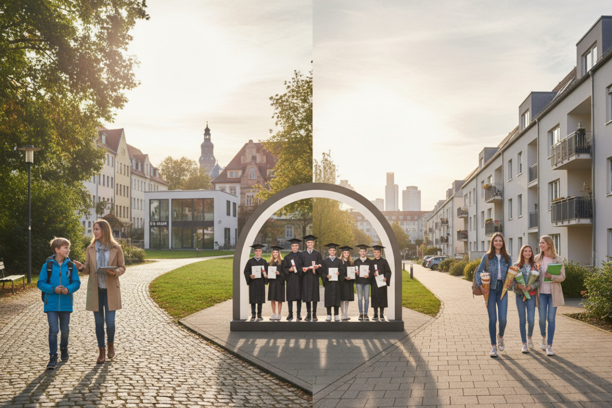 Abb. Unterschiedliche Schulwege können zum gleichen Abschluss führen.